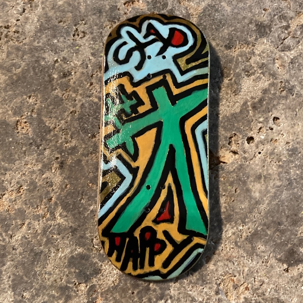 Colorful Graffiti Art Fingerboard